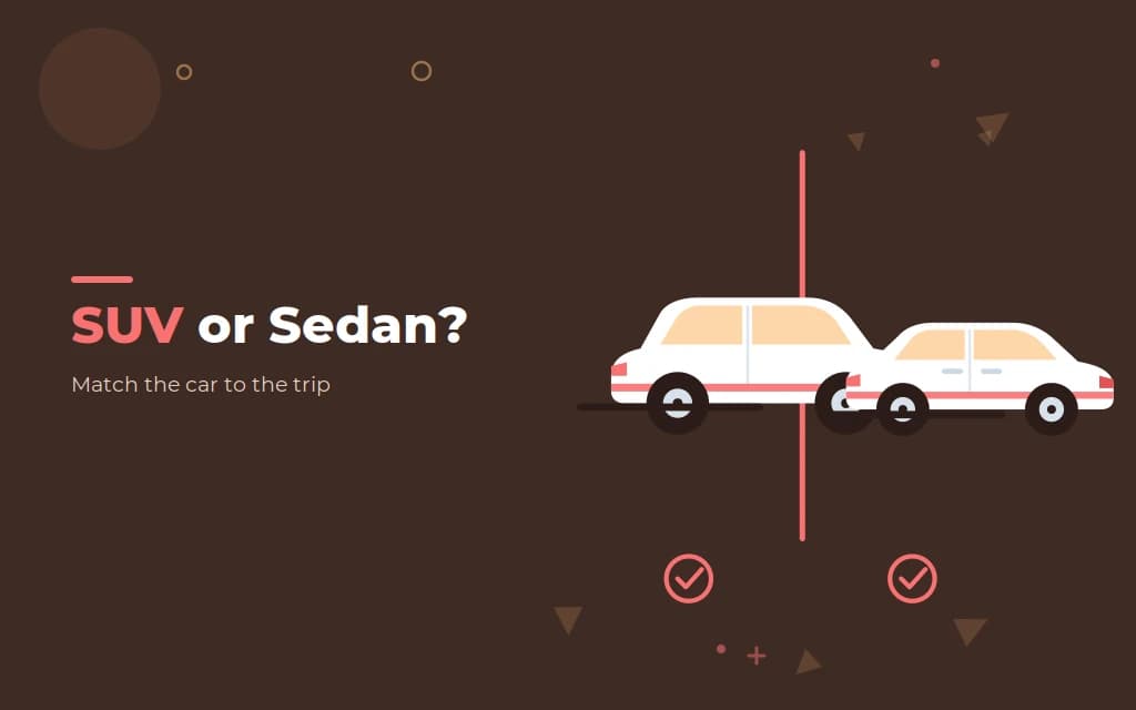 SUV or sedan for your French trip: the comparison, then a verdict