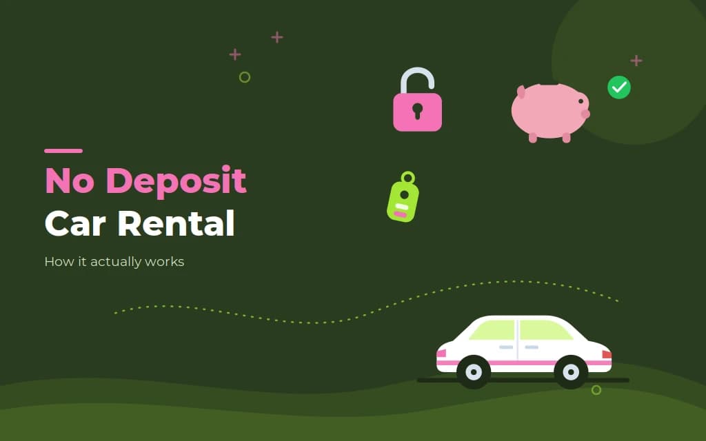 Renting a car with no deposit: what you get, what you give up