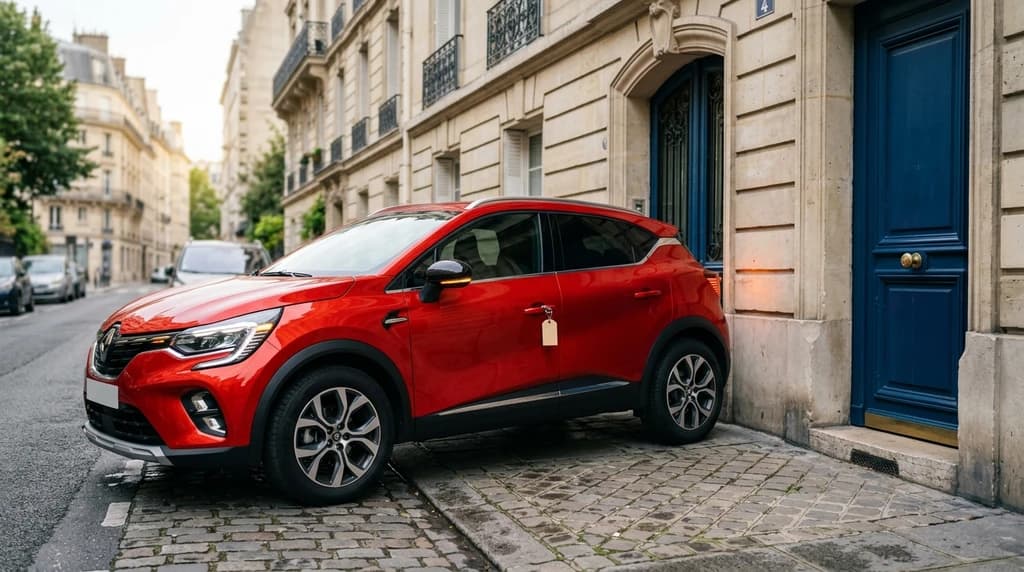 Livraison de voiture de location à Paris