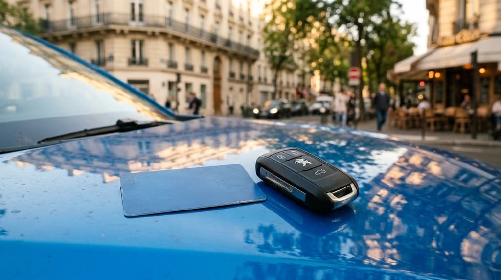 Location de voiture avec carte de débit à Paris